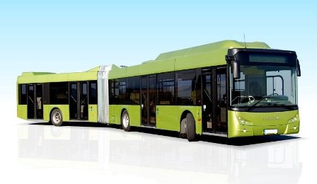 V sortimente spoločnosti nechýbali ani kľlbové autobusy (na obr. model C18G).
