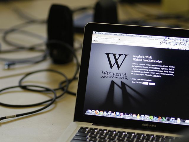 wikipedia, protest, internet