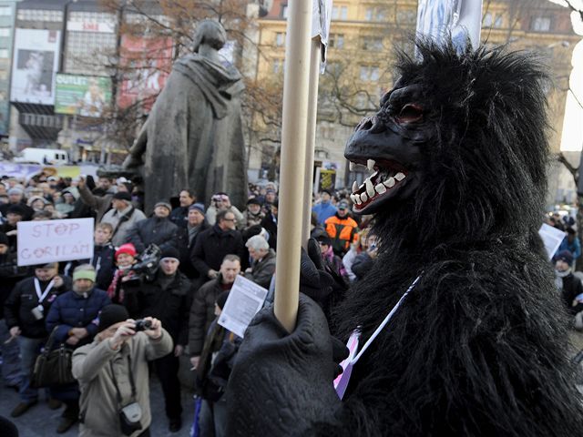 Gorila, protest v Bratislave