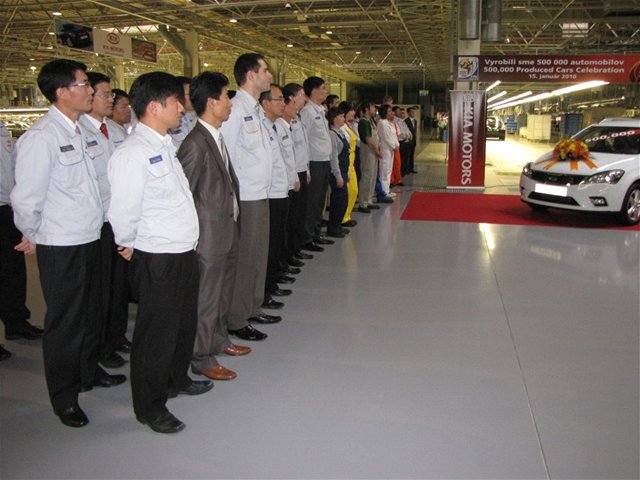 KIA, automobilka, zamestnanci
