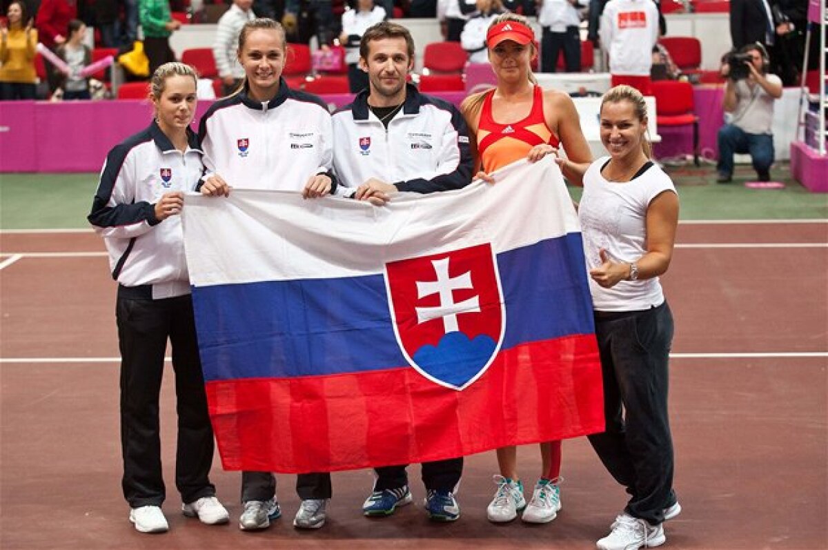 Jana Čepelová, Magdaléna Rybáriková, Matej Lipták, Daniela Hantuchová a Dominika Cibulková