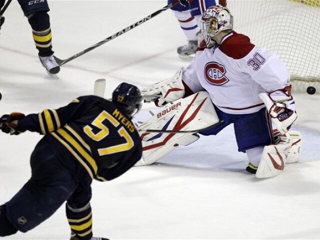 Tyler Myers, Peter Budaj