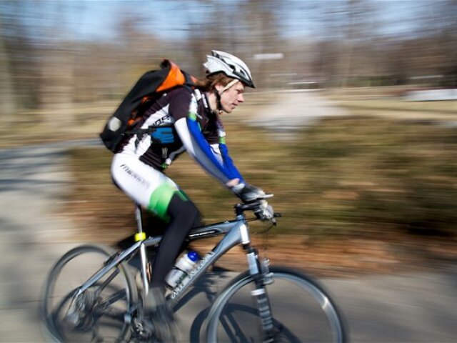 bicykel, cyklista