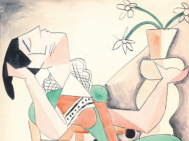 Honorio Garcia Condoy: Žena v kresle, 1946 (výrez)