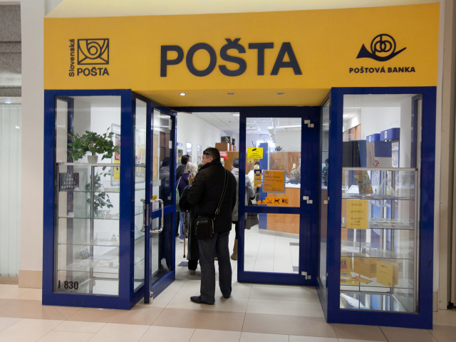 pošta, list, poštár