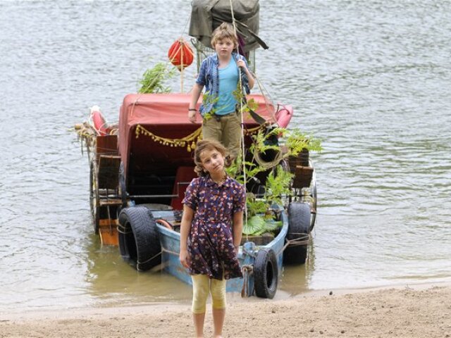 Linda Votrubová a Jakub Wünsch stvárňujú detských hrdinov filmu Modrý tiger - Johanku a Matyáša.