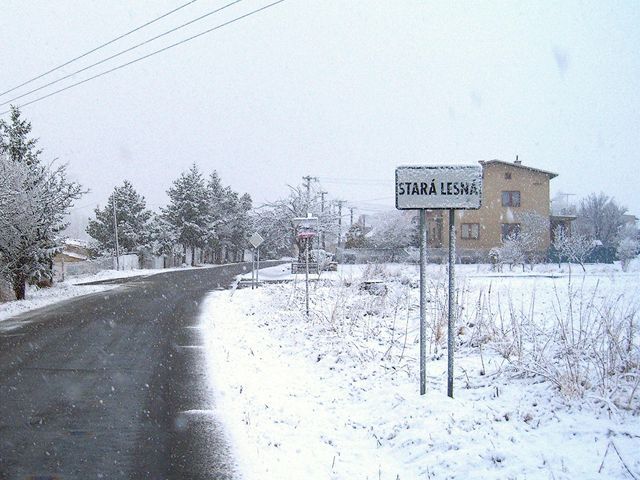 sneh, sneženie, zima