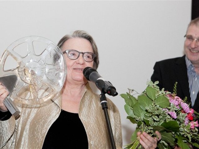 Režisérka Agnieszka Hollandová si na bratislavskom Febiofeste (29. marca - 3. apríla) prevzala Výročnú cenu ASFK za prínos svetovej kinematografii.