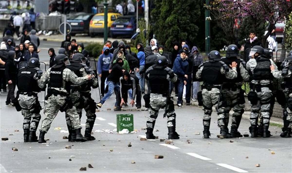 Skopje, Macedónsko, demonštrácie