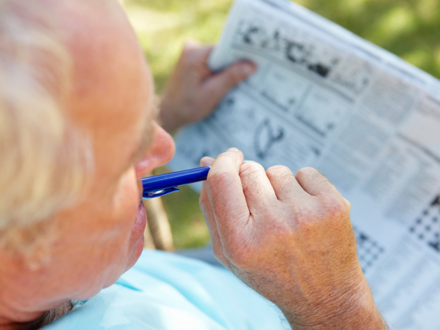 krížovka, tajnička, hlavolam, rozum, pamäť inteligencia, alzheimer