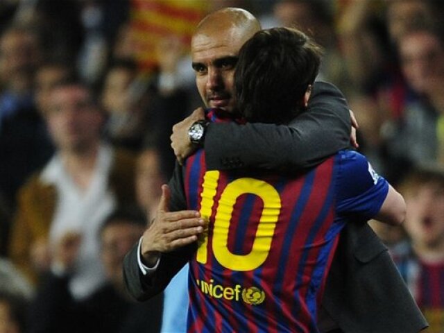 Pep Guardiola, Lionel Messi