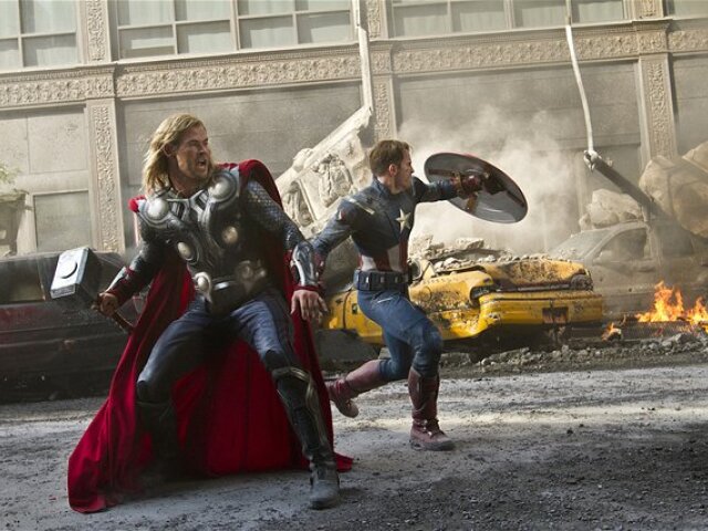 Chris Hemwsorth a Chris Evans 