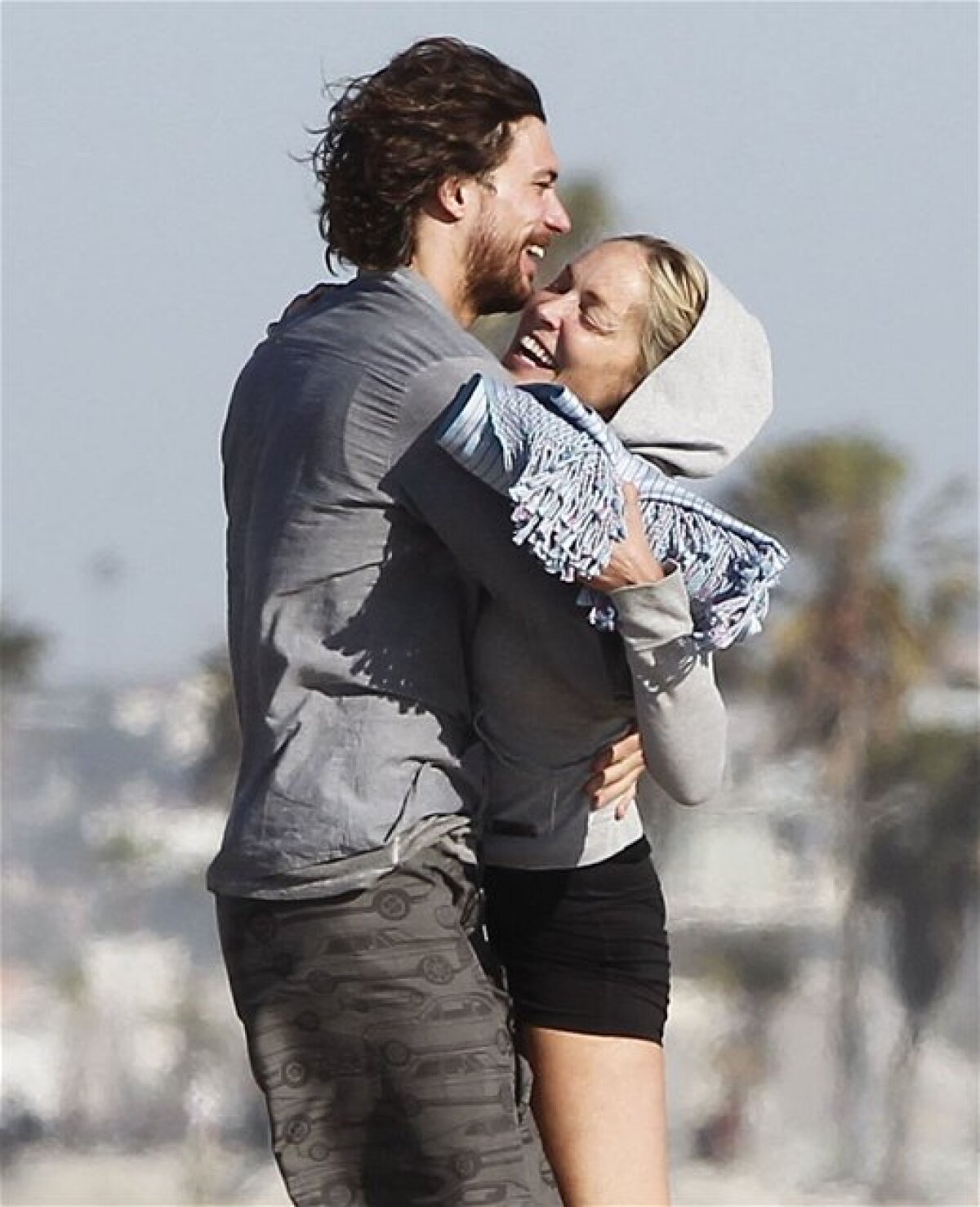 Sharon Stone a Martin Mica