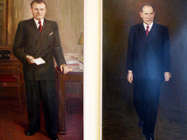 vystava, prerusena piesen, Maximilián Schurman, Klement Gottwald