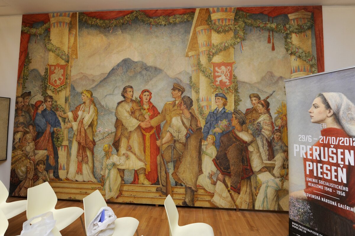 SR Slovensko SNG výstava  Prerušená pieseň BAX