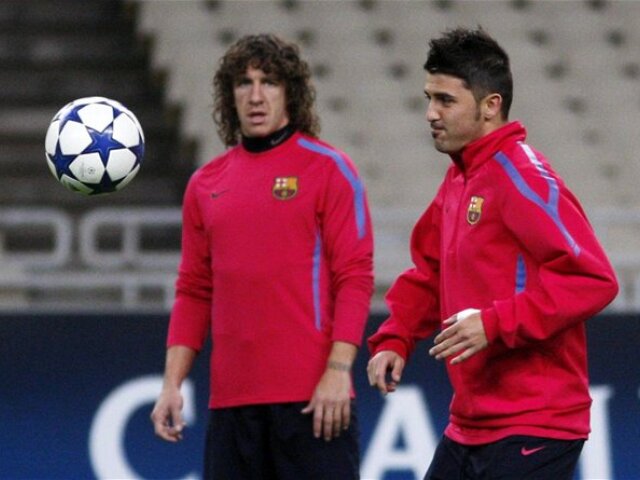 David Villa, Carles Puyol