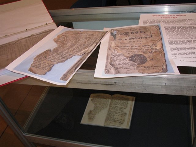 Gemersko-malohontské múzeum, Rimavská Sobota, snár