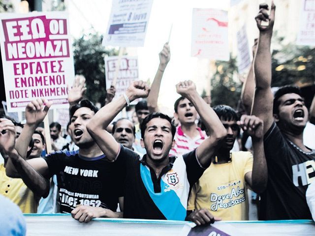 Grécko, imigranti