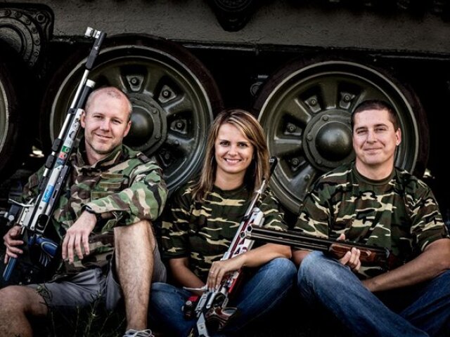 Jozef Gönci, Daniela Pešková a Erik Varga 