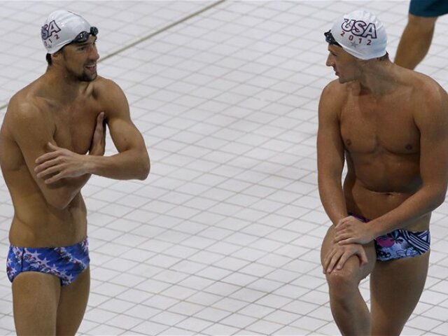 Michael Phelps a Ryan Lochte