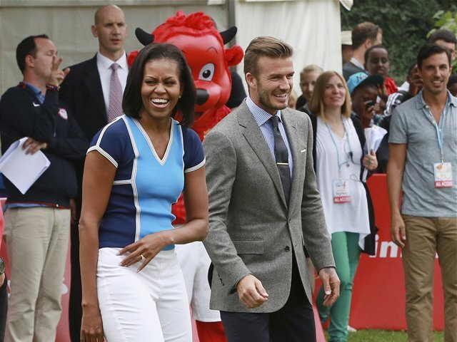 Beckham, Michelle Obama