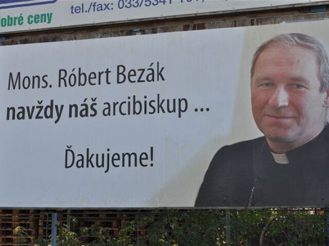 Bezák, bilbord