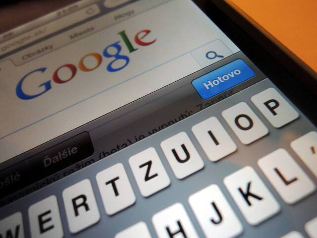 Google, iPhone, vyhľadávač, mobil, internet