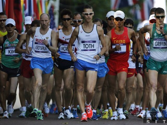 OH Londýn, atletika, chôdza, Tóth