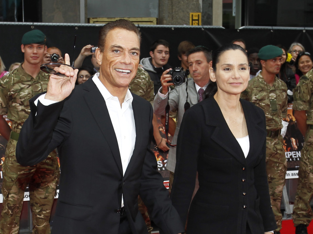 Jean-Claude Van Damme a jeho manželka Gladys Portugues