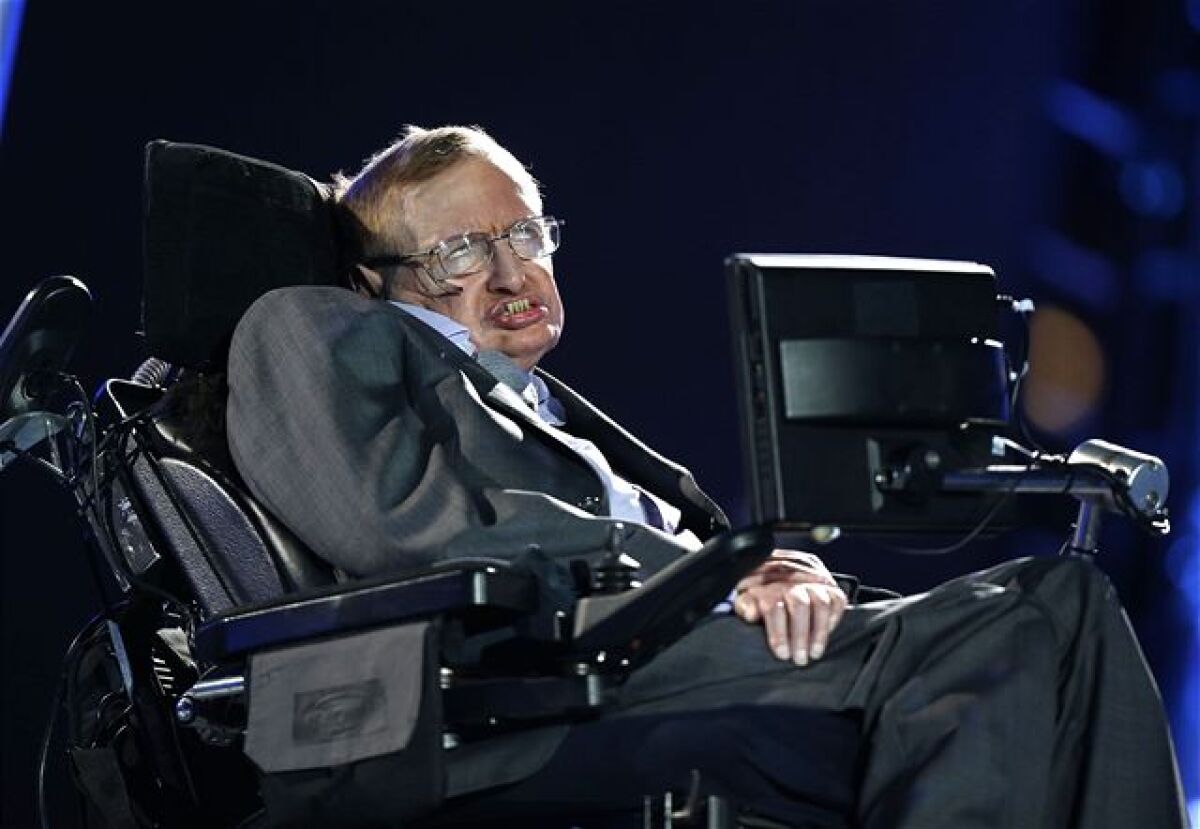 paralympida Stephen Hawking