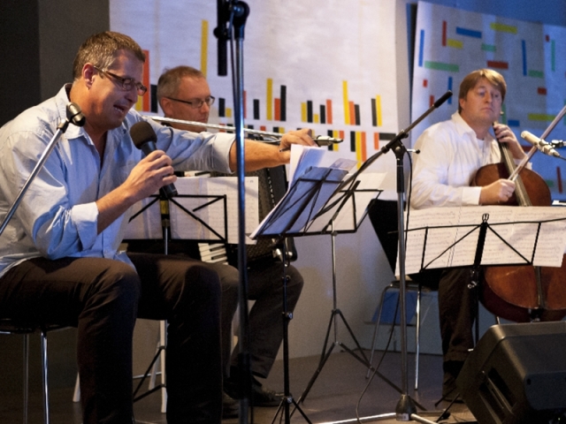 konvergenciex Silvester Lavrík, Boris Lenko a Jozef Lupták oživili na festivale Konvergencie myšlienky Juraja Fándlyho.
