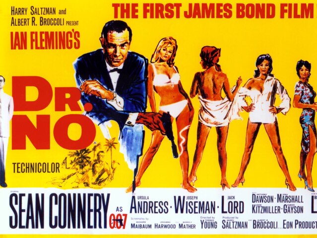 Dr-No-Bond Plagát k prvej bondovke Dr. No