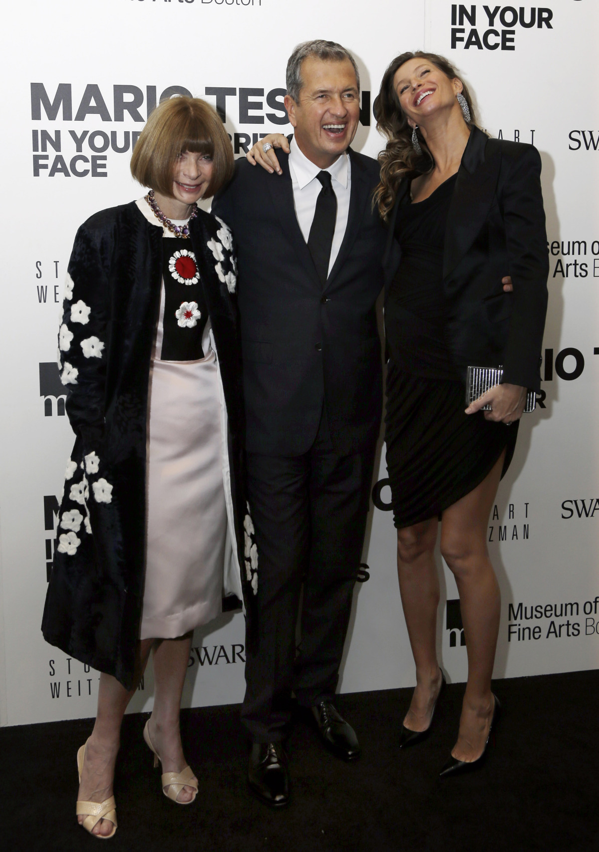Mario Testino pózuje s Annou Wintour