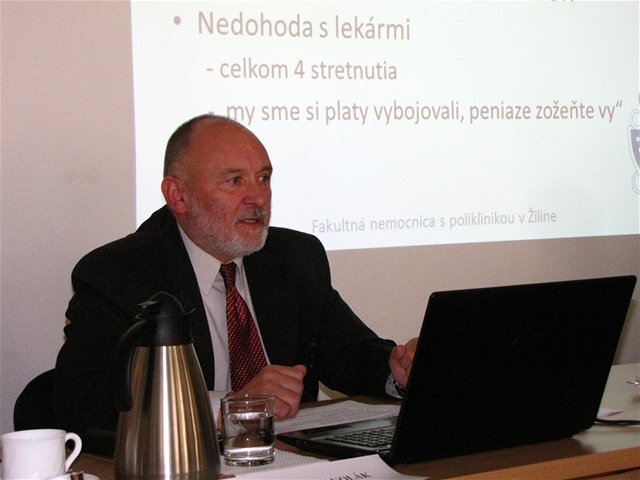 Štefan Volák,  žilinská nemocnica
