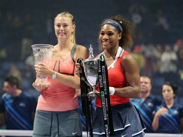 Maria Šarapovová a Serena Williamsová