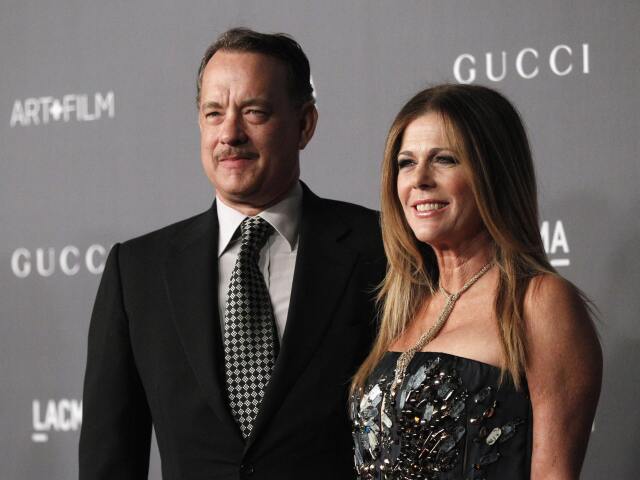Tom Hanks a jeho manželka Rita Wilson