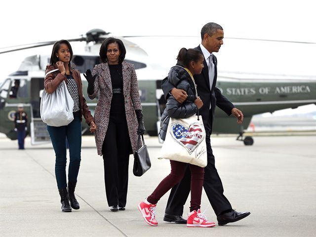 Obama s rodinou