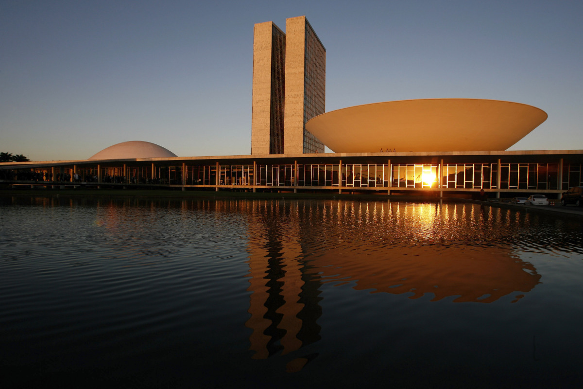 APTOPIX Brazil Obit Niemeyer Brazílsky parlament