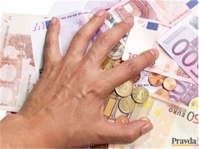 (typo - nepouzivat v orise) peniaze, euro, eurá, bankovky, mince, úver, hypotéka, splátka