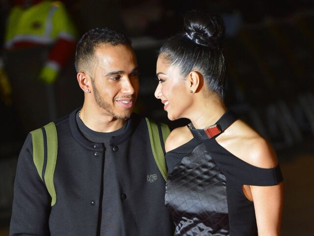 Nicole Scherzinger a Lewis Hamilton