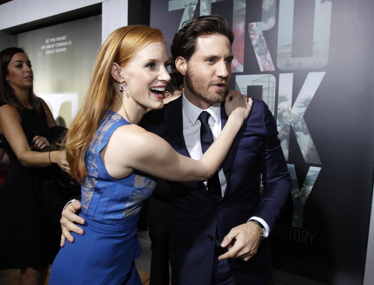 Herečka Jessica Chastain s kolegom Edgarom Ramirezom