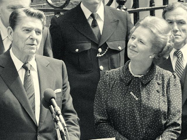 Thatcherová, Reagan