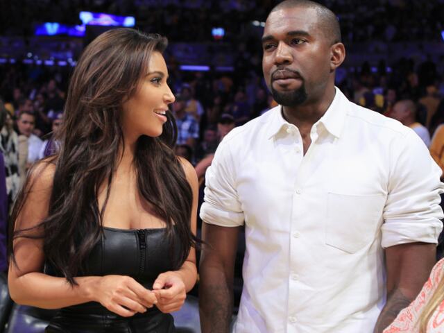 Americká televízna celebrita Kim Kardashian a jej životný partner Kanye West.