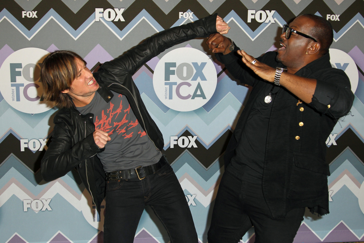 Keith Urban (vľavo) a Randy Jackson