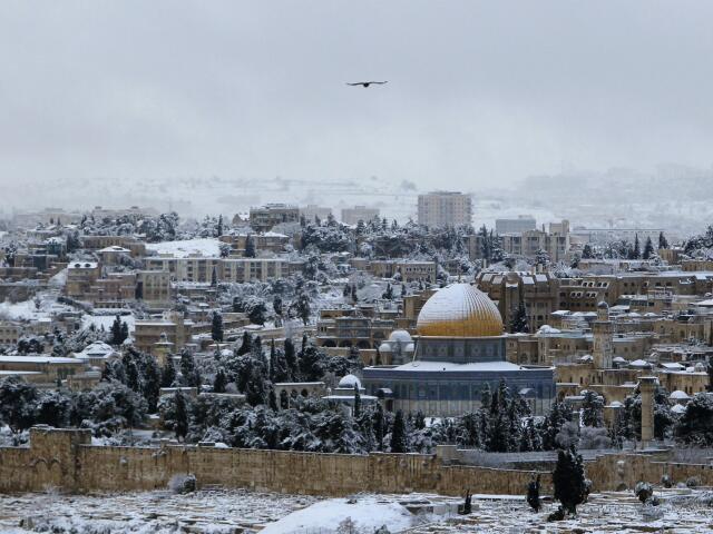 izrael, jeruzalem, sneh