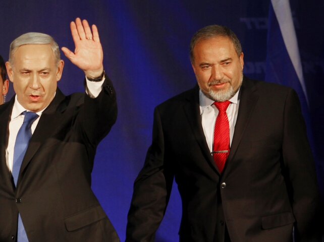 Netanjahu, Lieberman