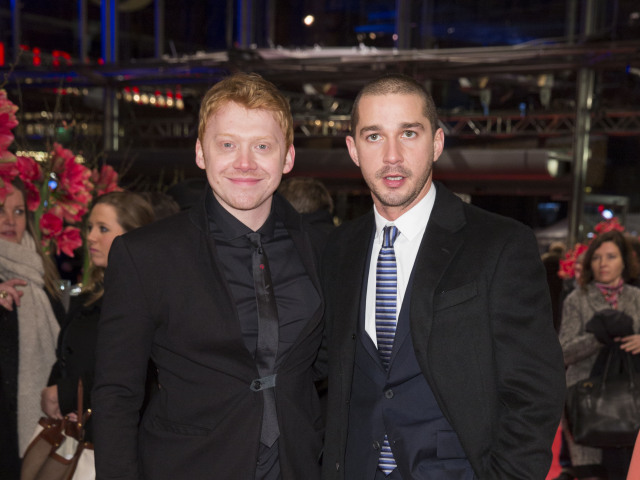Shia LaBeouf (vpravo) a Rupert Grint