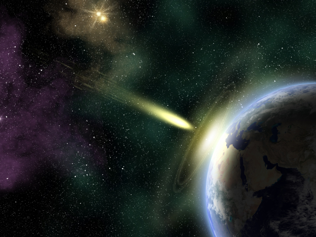 Asteroid, Zem, vesmír
