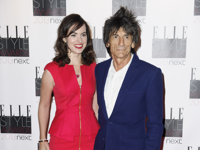 Ronnie Wood a jeho snúbenica Sally Humphreys