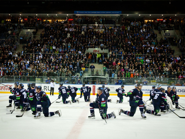 HOKEJ-KHL: Bratislava - Magnitogorsk
